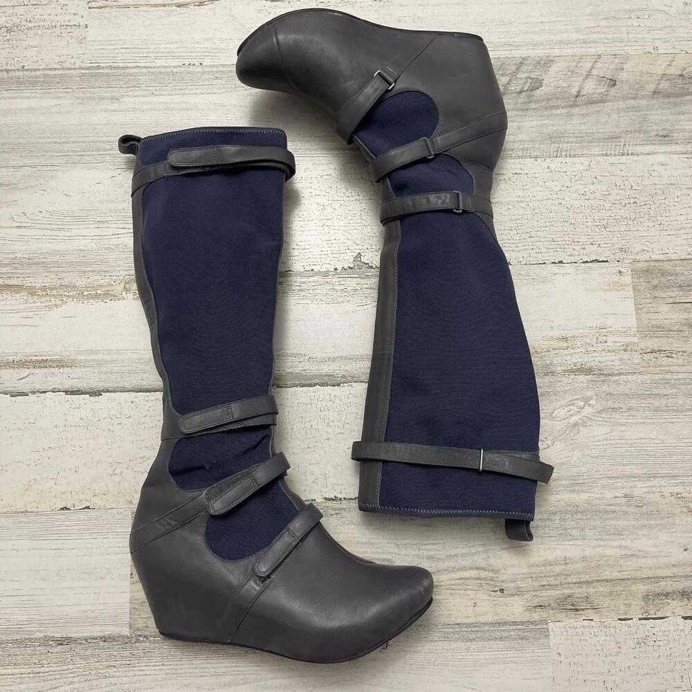 Crazy Womens Tsubo Platform Multi Strap Rockstar Grunge Boho Wedge Heels Size 7